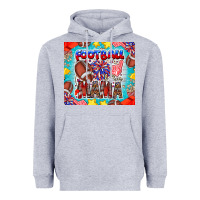 Heather Grey Football Mama Heavyweight Hoodie - CowhideDigitalArt