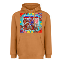 Meerkat Football Mama Heavyweight Hoodie - CowhideDigitalArt
