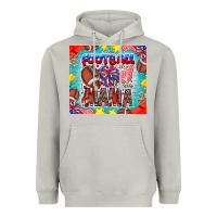 Moon Dust Football Mama Heavyweight Hoodie - CowhideDigitalArt