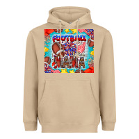 Mushroom Football Mama Heavyweight Hoodie - CowhideDigitalArt