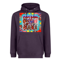Plum Football Mama Heavyweight Hoodie - CowhideDigitalArt