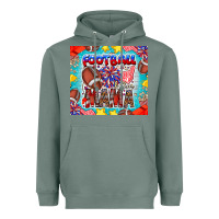 Sage Football Mama Heavyweight Hoodie - CowhideDigitalArt