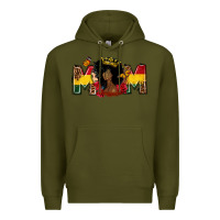 Army Green Juneteenth mom Mother's Day Premium Hoodie - FaDigitalArtStudio