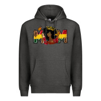 Charcoal Heather Juneteenth mom Mother's Day Premium Hoodie - FaDigitalArtStudio