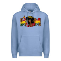 Colony Blue Juneteenth mom Mother's Day Premium Hoodie - FaDigitalArtStudio