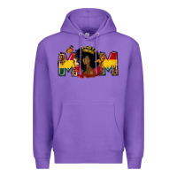 Purple Juneteenth mom Mother's Day Premium Hoodie - FaDigitalArtStudio