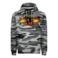 Slate Camo Juneteenth mom Mother's Day Premium Hoodie - FaDigitalArtStudio