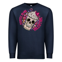 Navy Coffee is my Valentine Premium Sweatshirt - CowhideDigitalArt