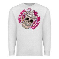 Oatmeal Heather Coffee is my Valentine Premium Sweatshirt - CowhideDigitalArt