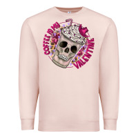 Pale Pink Coffee is my Valentine Premium Sweatshirt - CowhideDigitalArt