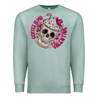 Seafoam Coffee is my Valentine Premium Sweatshirt - CowhideDigitalArt
