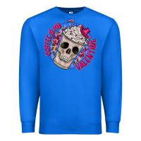 True Royal Coffee is my Valentine Premium Sweatshirt - CowhideDigitalArt