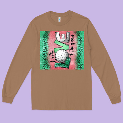 For The Love Of The Game Golf Long Sleeve Tee Designed By Jasminsmagicworld