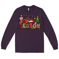 Plum tis the season christmas Long Sleeve Tee - texasbilliewilder