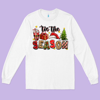 Tis The Season Christmas Long Sleeve Tee Designed By Texasbilliewilder