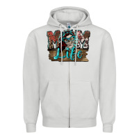 Mom Life Skull Mother's Day Zipper Hoodie | Teevron