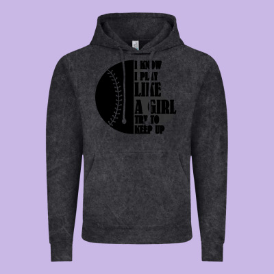 I Know I Play Like A Girl Try To Keep Up Vintage Hoodie Designed By Bettercallsaul
