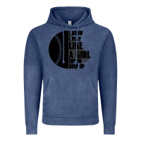 Vintage Denim I Know I Play Like A Girl Try To Keep Up Vintage Hoodie - Bettercallsaul