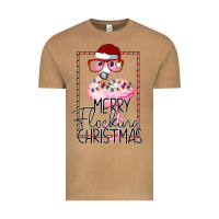 Vintage Camel Merryy Flocking Christmas Flamingo Vintage Tee - Bettercallsaul