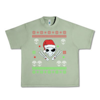 Oil Green alien ugly christmas Urban Heavy Tee - Bettercallsaul