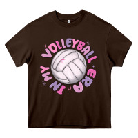 Chocolate Brown in my volleyball era Heavy Core Tee - MaliasSmallBusiness
