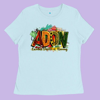 Adon Assistant Director Of Nursing Juneteenth Ladies Tee Designed By Nancycooperartshop