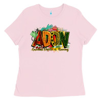 Bubblegum Pink adon assistant director of nursing juneteenth Ladies Tee - NancyCooperArtShop
