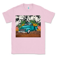Bubblegum Pink western farm truck cactus and sunflowers Classic Tee - Jasminsmagicworld