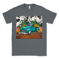 Charcoal Heather western farm truck cactus and sunflowers Classic Tee - Jasminsmagicworld