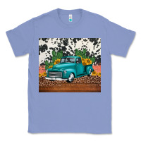 Colony Blue western farm truck cactus and sunflowers Classic Tee - Jasminsmagicworld