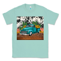 Seafoam western farm truck cactus and sunflowers Classic Tee - Jasminsmagicworld