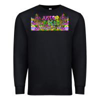 Black Just Bead Premium Sweatshirt - CowhideDigitalArt