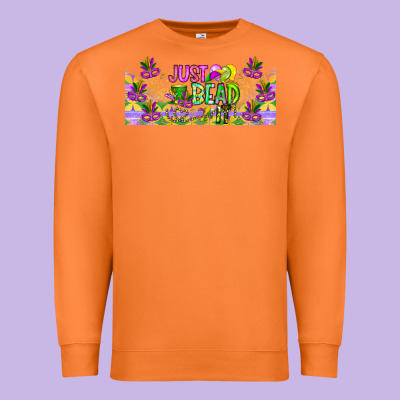 Just Bead Premium Sweatshirt Designed By Cowhidedigitalart