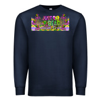 Navy Just Bead Premium Sweatshirt - CowhideDigitalArt