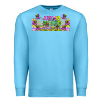 Ocean Blue Just Bead Premium Sweatshirt - CowhideDigitalArt