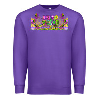 Purple Just Bead Premium Sweatshirt - CowhideDigitalArt