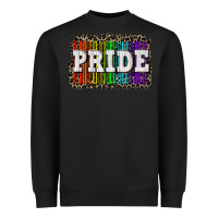 Black Pride barcode Heavyweight Sweatshirt - CowGirlArtShop