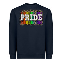 Navy Pride barcode Heavyweight Sweatshirt - CowGirlArtShop