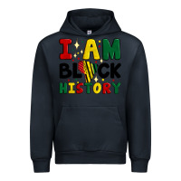 Navy i am black history Urban Hoodie - Artiststas