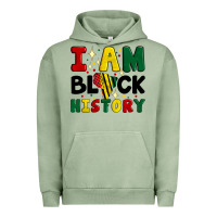 Pigment Oil Green i am black history Urban Hoodie - Artiststas