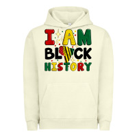 Pigment Pistachio i am black history Urban Hoodie - Artiststas