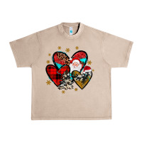 French Oak heart  wood slice ornament Urban Heavy Tee - JahusDesignShop