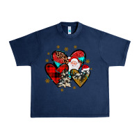 Navy heart  wood slice ornament Urban Heavy Tee - JahusDesignShop