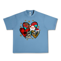 Pebble Blue heart  wood slice ornament Urban Heavy Tee - JahusDesignShop