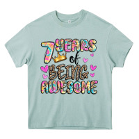 Arona 7 years of being awesome Heavy Core Tee - MaliasSmallBusiness