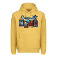 Antique Gold American mama Mother's Day Premium Hoodie - FaDigitalArtStudio
