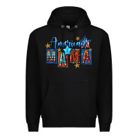 Black American mama Mother's Day Premium Hoodie - FaDigitalArtStudio