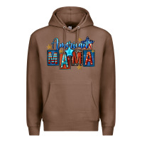 Chestnut American mama Mother's Day Premium Hoodie - FaDigitalArtStudio