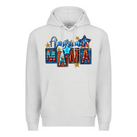 Dove Grey American mama Mother's Day Premium Hoodie - FaDigitalArtStudio