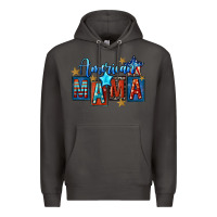 Smoke American mama Mother's Day Premium Hoodie - FaDigitalArtStudio